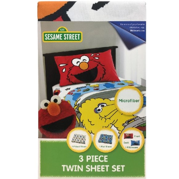 Sesame Street | Bedding | Sesame Street Twin Microfiber Sheet Set ...